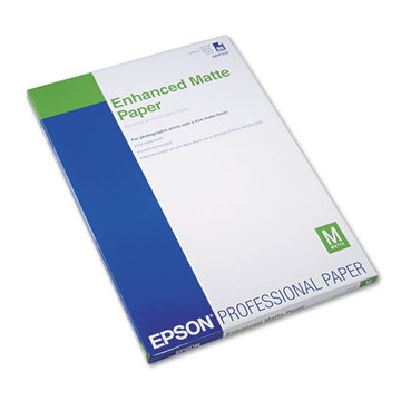 Epson® Ultra Premium Matte Presentation Paper, 10 Mil, 17 X 22, Matte White, 50-pack freeshipping - TVN Wholesale